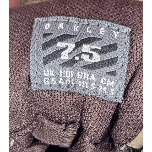 RARE Vintage Oakley FLAK Low Hiking Shoe Tactical Field Gear Khaki Y2K Men\'s 7.5 main image 7